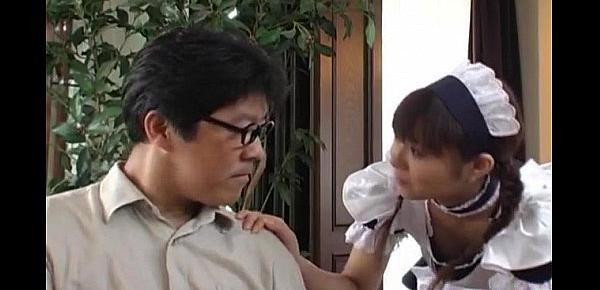  Naughty Natsumi is a hot Asian maid getting into cosplay sex